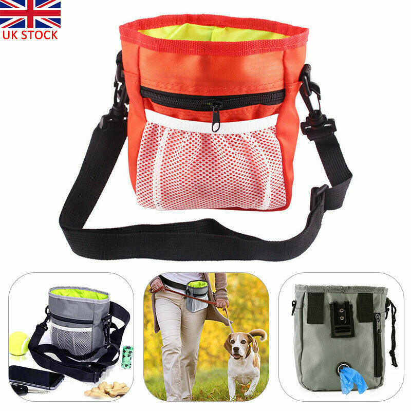 Dog Training Treat Pouch - Waist Belt Snack Bag for Walking Pets in the UK