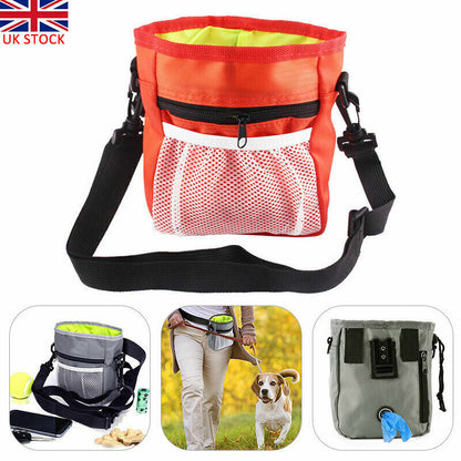 Dog Training Treat Pouch - Waist Belt Snack Bag for Walking Pets in the UK