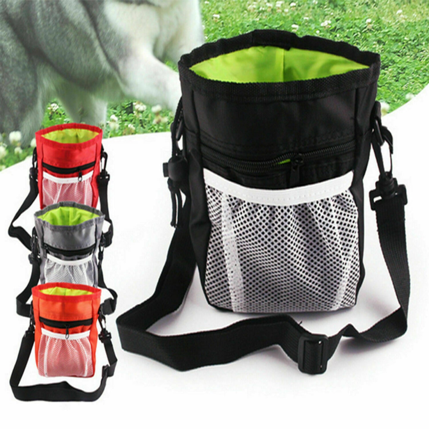 Dog Training Treat Pouch - Waist Belt Snack Bag for Walking Pets in the UK