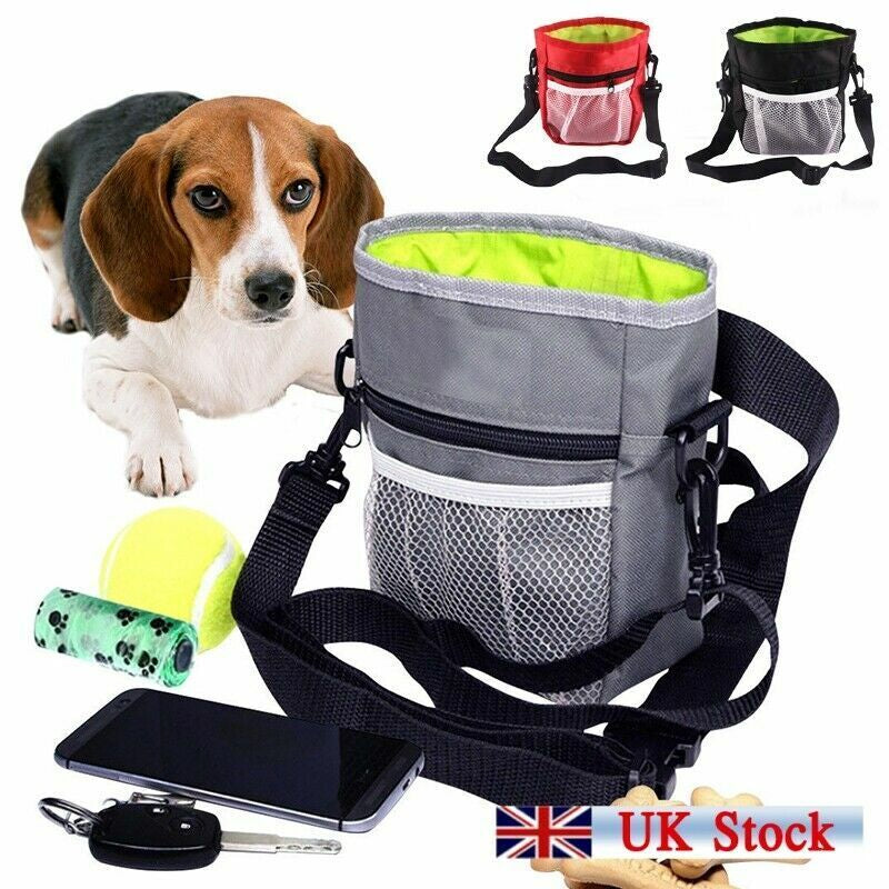 Dog Training Treat Pouch - Waist Belt Snack Bag for Walking Pets in the UK