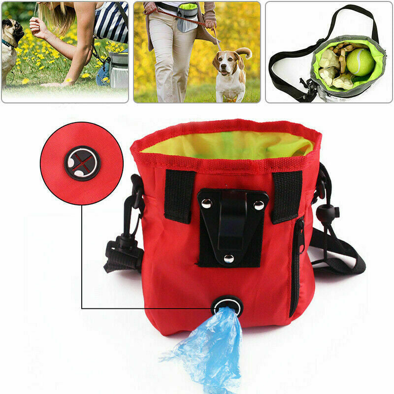 Dog Training Treat Pouch - Waist Belt Snack Bag for Walking Pets in the UK