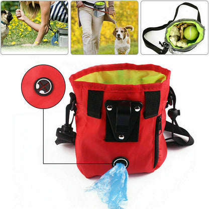 Dog Training Treat Pouch - Waist Belt Snack Bag for Walking Pets in the UK