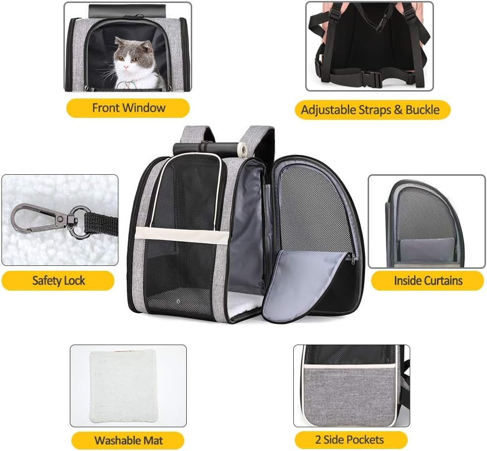 Innovative Bubble Backpack Pet Carriers for Cats and Dogs