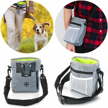 Dog Training Treat Pouch - Waist Belt Snack Bag for Walking Pets in the UK
