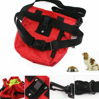 Dog Training Treat Pouch - Waist Belt Snack Bag for Walking Pets in the UK
