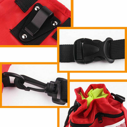 Dog Training Treat Pouch - Waist Belt Snack Bag for Walking Pets in the UK