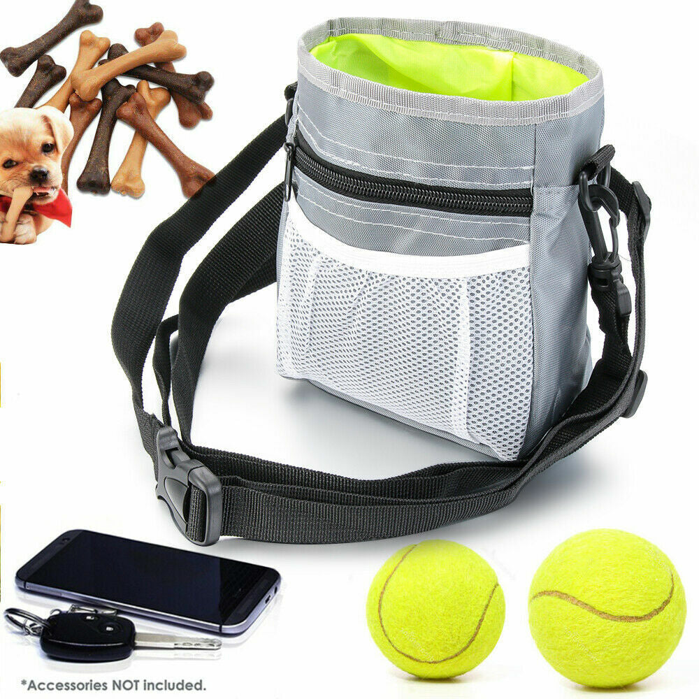 Dog Training Treat Pouch - Waist Belt Snack Bag for Walking Pets in the UK