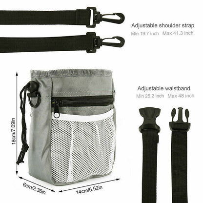 Dog Training Treat Pouch - Waist Belt Snack Bag for Walking Pets in the UK