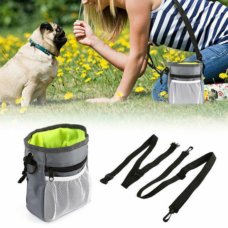 Dog Training Treat Pouch - Waist Belt Snack Bag for Walking Pets in the UK
