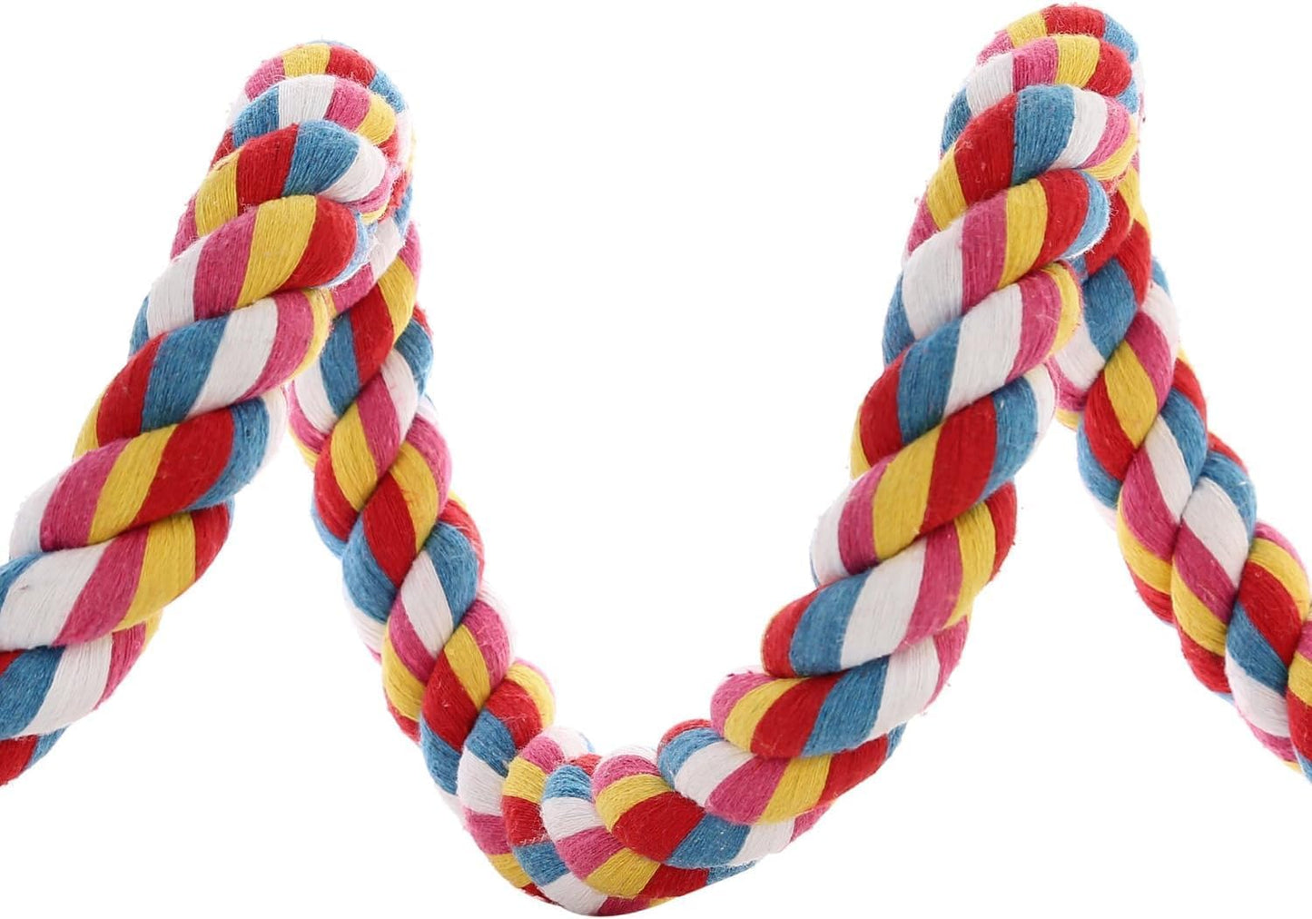 Bird Rope Perches - 21 Inch Bungee Toy for Parrots (Single Pack)