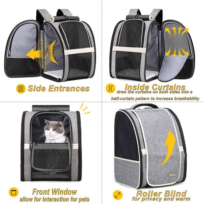 Innovative Bubble Backpack Pet Carriers for Cats and Dogs