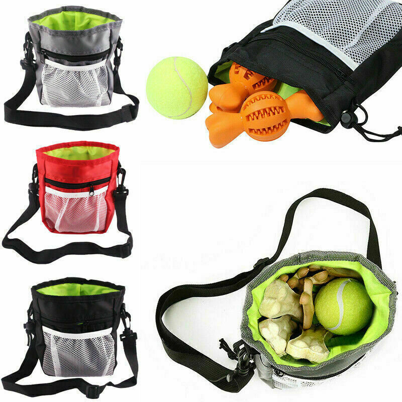 Dog Training Treat Pouch - Waist Belt Snack Bag for Walking Pets in the UK